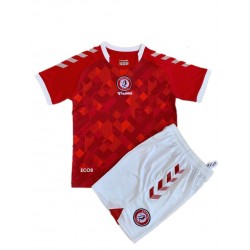 Camisola Bristol City Criança Equipamento Primeiro 2021-2022 Manga Curta